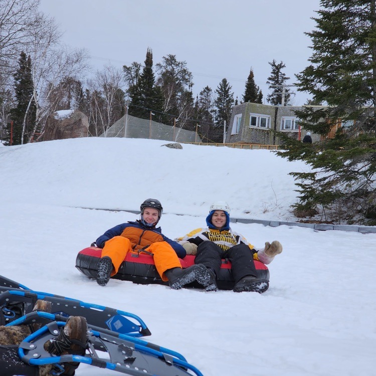 winter tubing