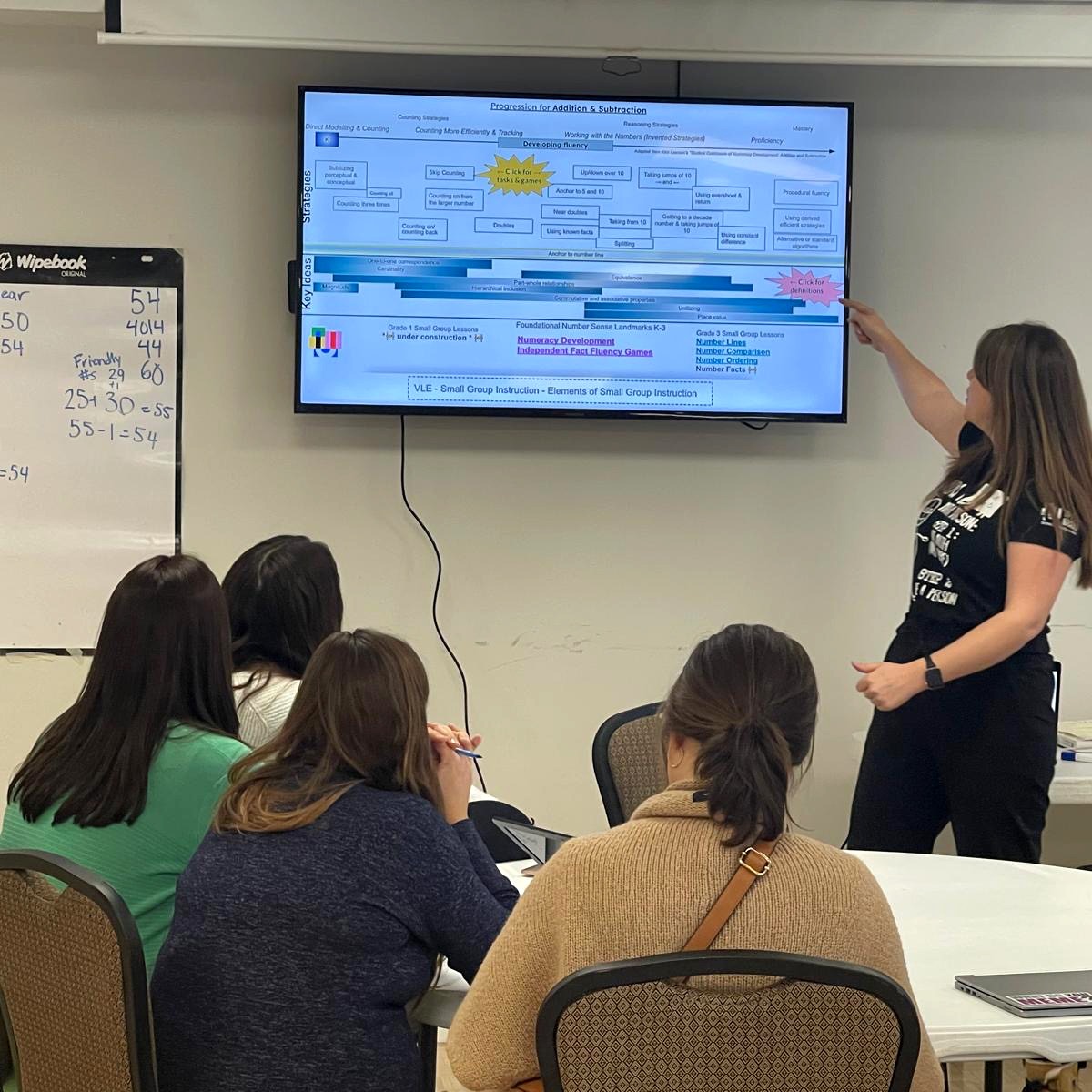 Educators learn about numeracy instruction