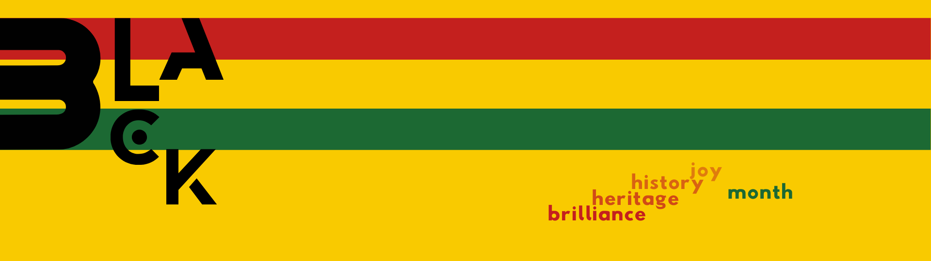 Black History Month banner