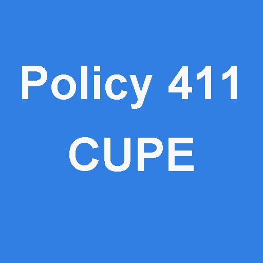 Policy 411 CUPE