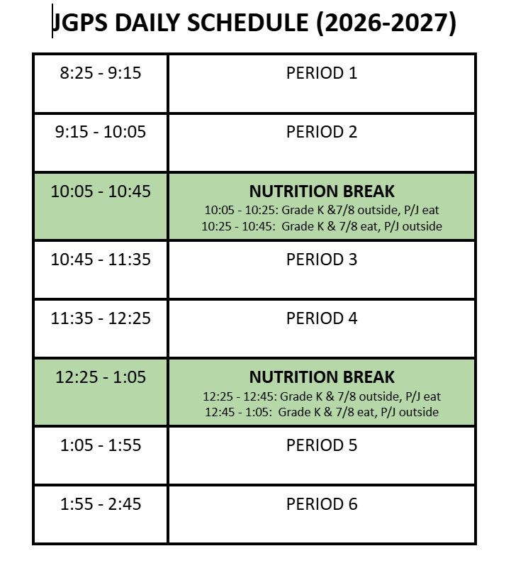 School Schedule