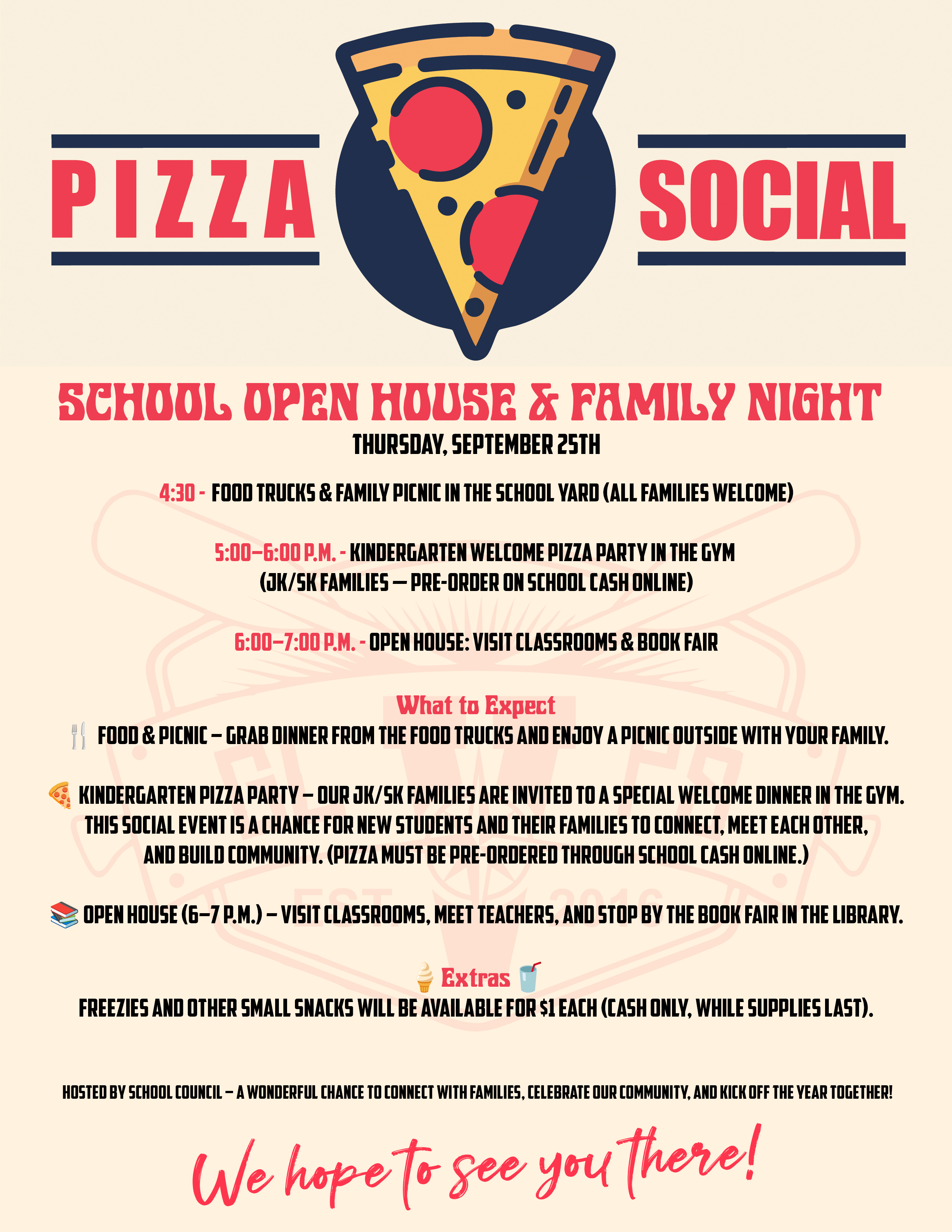 Open House Sept 25