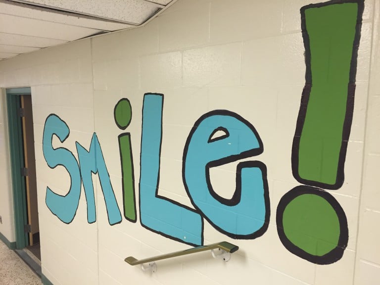 Smile wall design