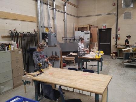 Wood Shop at the school