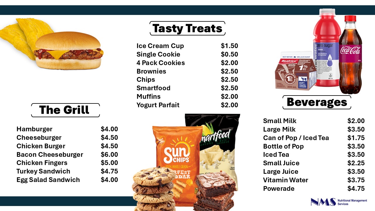 Regular menu