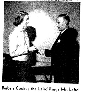 1949 Acta Nostra: Laird Ring Winner Donated by Vice Principal A.M.