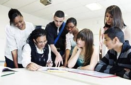 teacher and students in the classroom