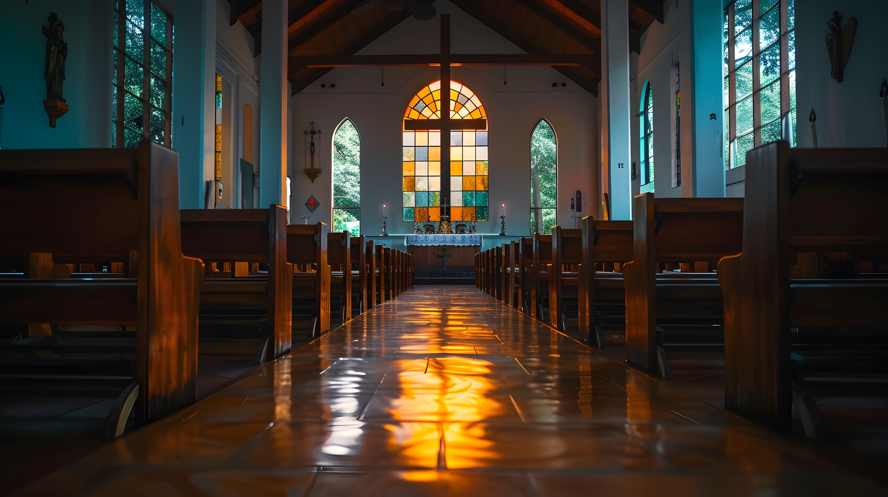 church aisle