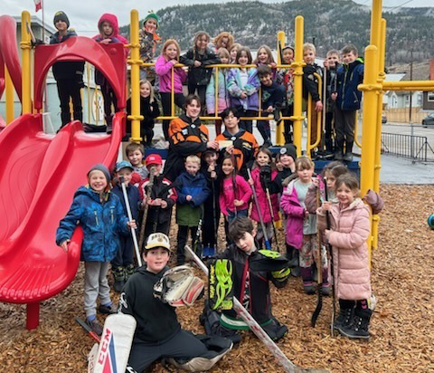 children on playground