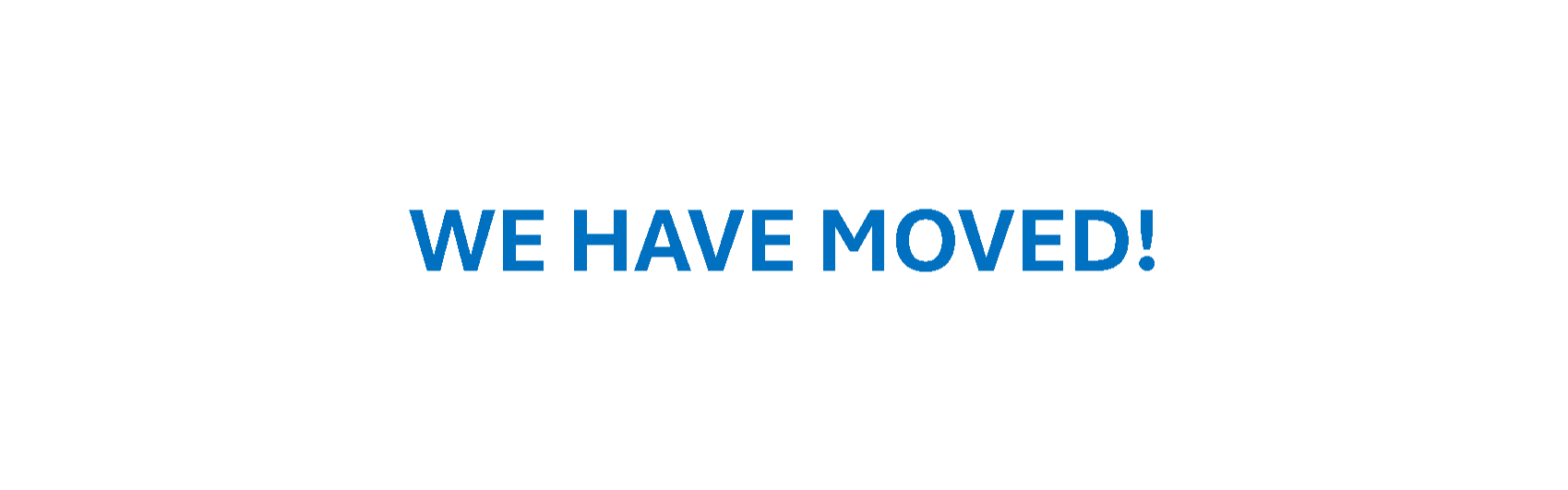 we're moving