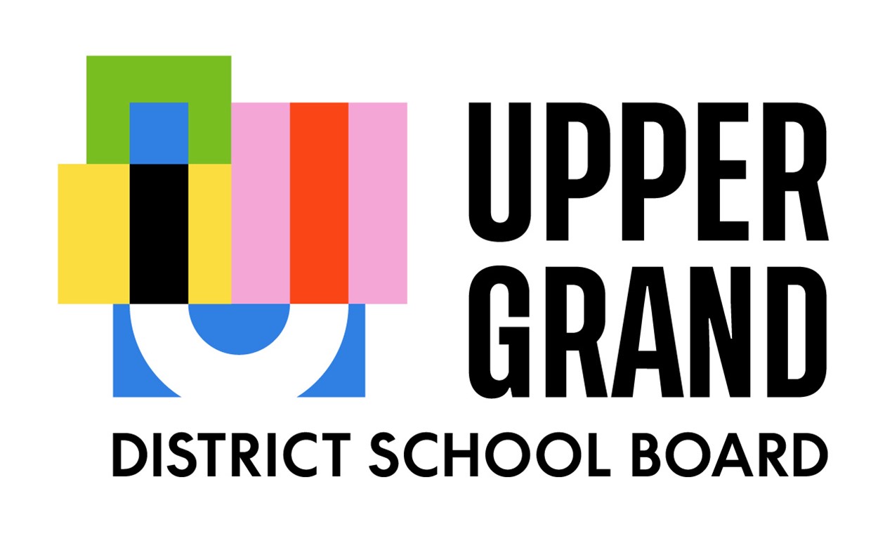 Colourful logo of UGDSB Logo