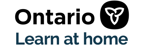 Ontario learn at home logo