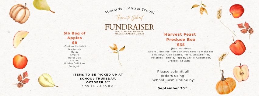 Produce Box and Apple Fundraiser