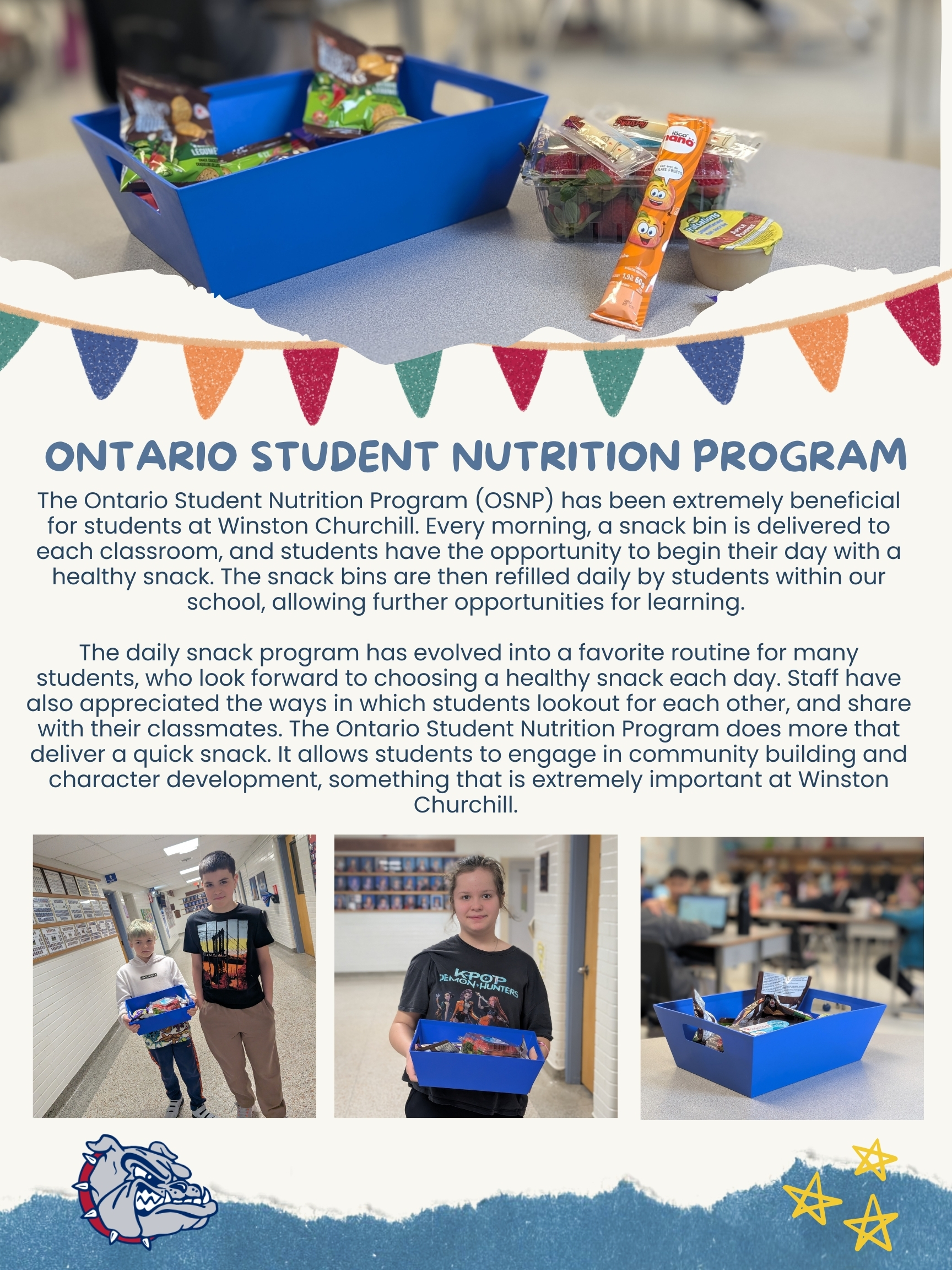 Description of Winston Churchill's breakfast program.