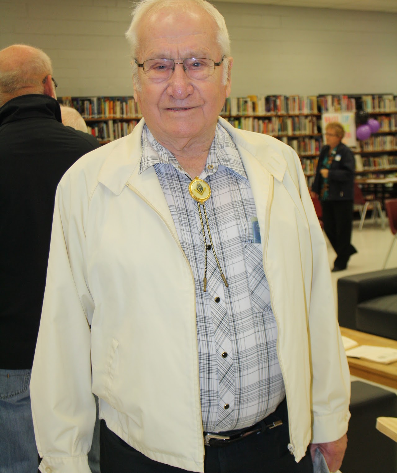 grandfather posing for a picture