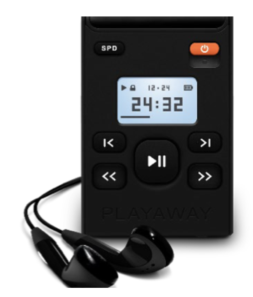 photo of playaway device