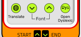 Screenshot of Britannica functions menu
