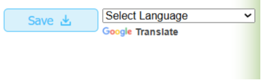 Screenshot of PowerKnowledge translate bar