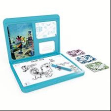 Blue brief casew with papers