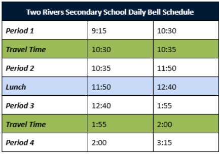 Daily Schedule